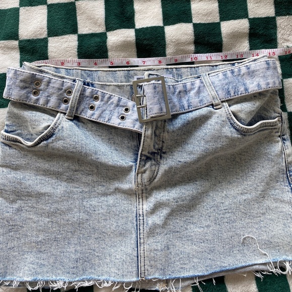 Bershka low rise denim skirt - Picture 4 of 8